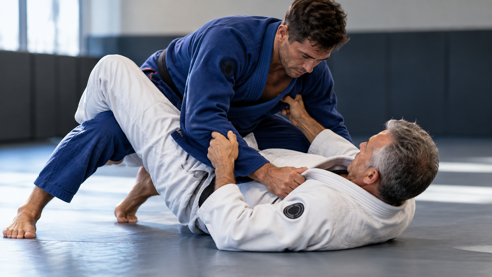 men doing bjj